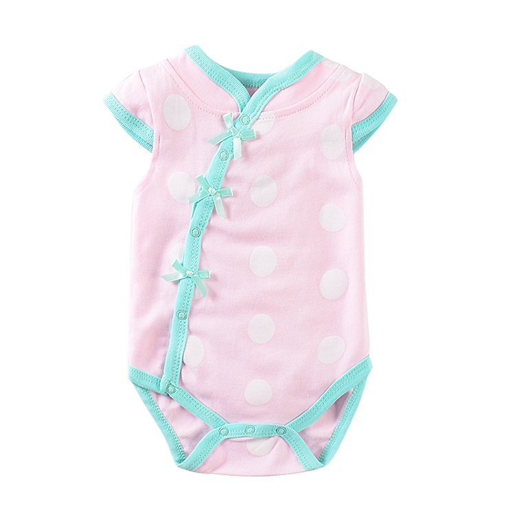 192baby:Different printings with top quality cotton baby girl romper summer bodysuits