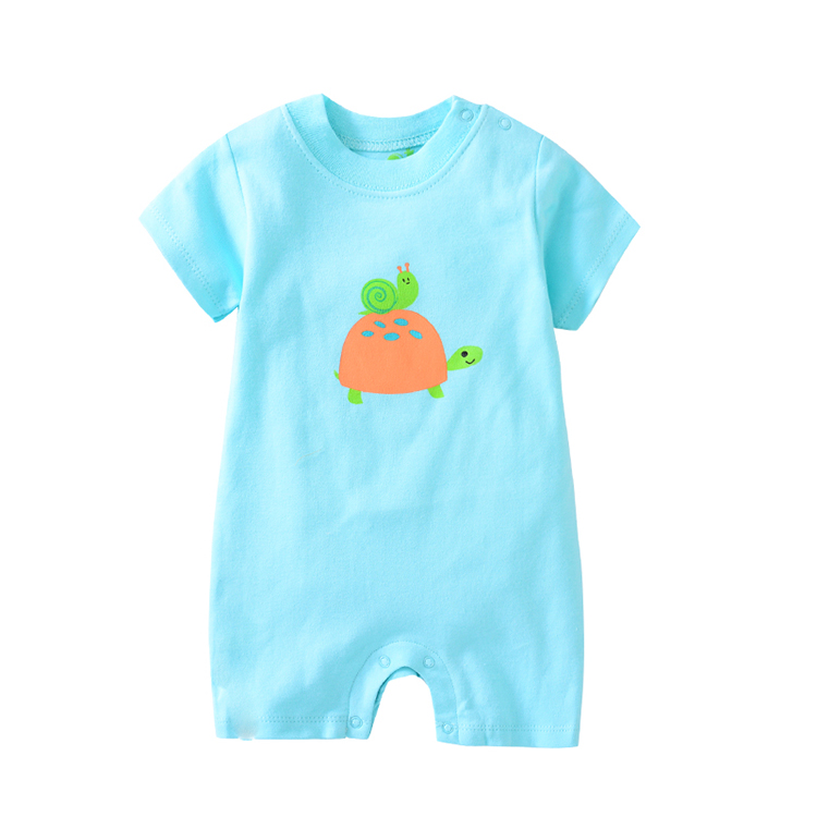 208baby:Customize newborn baby 6 color plain baby bodysuit short sleeve