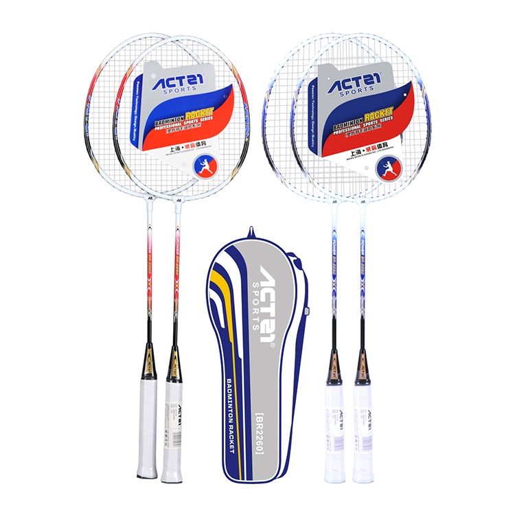 008sport:Indoor Outdoor titanium Badminton Racquet Set Battledore for Training