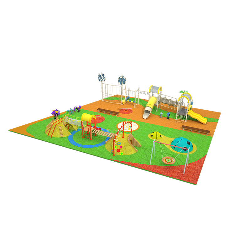 065sport:wholesale Amusement Kids Outdoor Playground Equipment With Trampoline