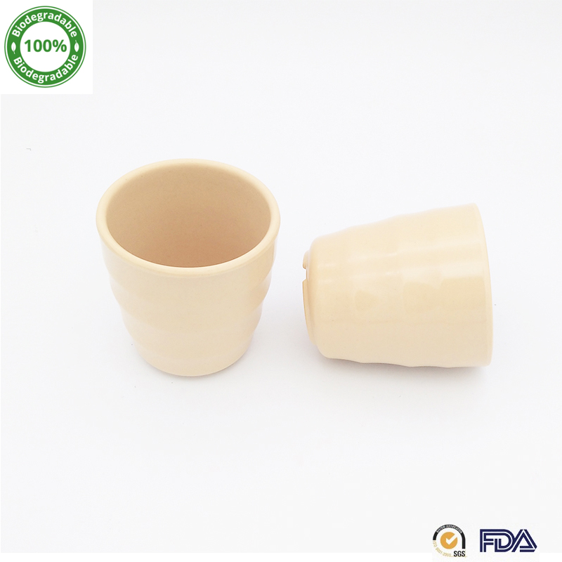 China Factory Reusable Practical Ecological bamboo Fiber cups Without Melamine and PP
