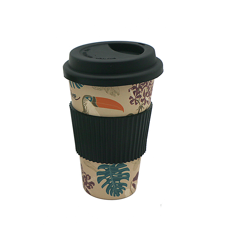 100% biodegradable personalized 300ML bamboo fiber cute christmas coffee mugs milk cups