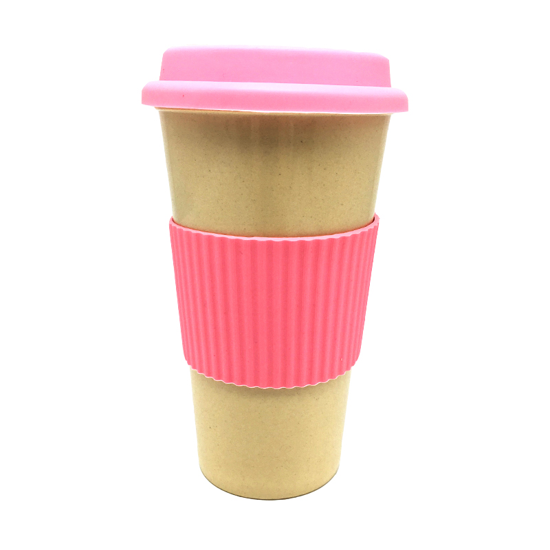Eco bamboo drinking mugs reusable coffee cups with customized box package