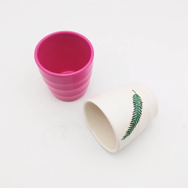 ECOBAMB Lightweight bamboo cups Biodegradable Bamboo Plastic Mug Bamboo Toddler Cups 