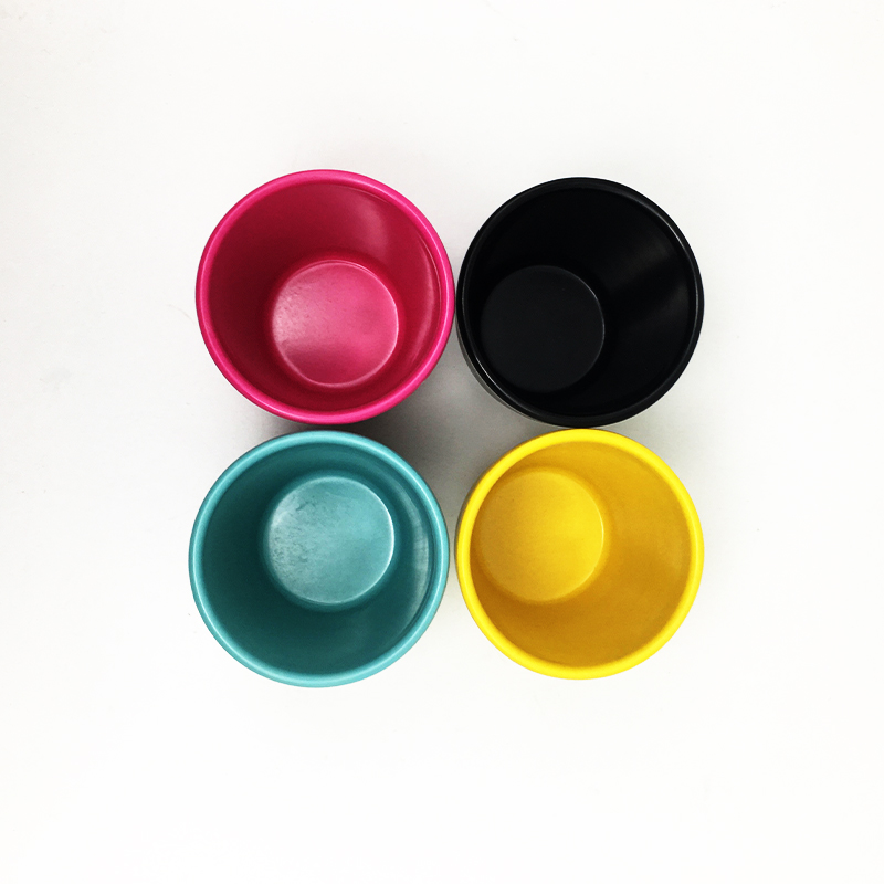 Eco bamboo fiber coffee mug reusable matte color cups