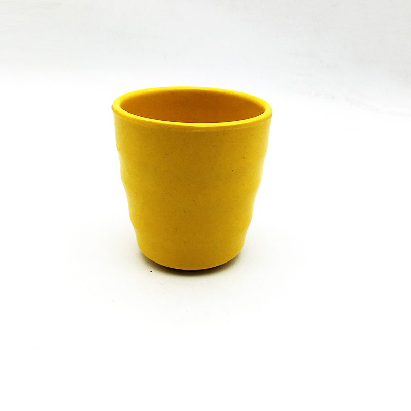 ECOBAMB Biodegradable Bamboo Plastic Mug Tumbler Cup for Water Coffee Milk Juice Tea size 200ml 