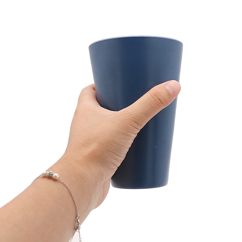 FDA standard 400ML customs bamboo to go drinking cup printed logo reusable coffee mugs