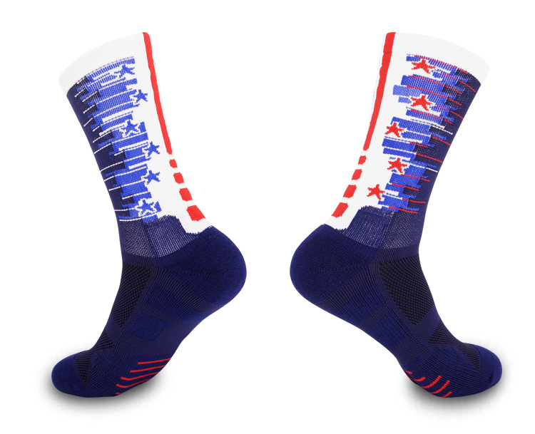 002shoes:Soccer Socks Sports Dress Print Cotton Customized Spandex Anti Technics Logo Style Pattern 