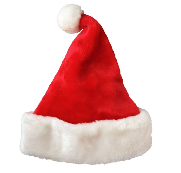 003caps:Custom Christmas Dress Up Plush Hat Plush Soft Toys Creative Christmas Gift Plush Hat for De