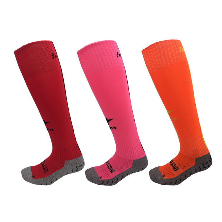024shoes:New Design Polyester Colorful Football Socks Custom Logo Children Soccer Socks 