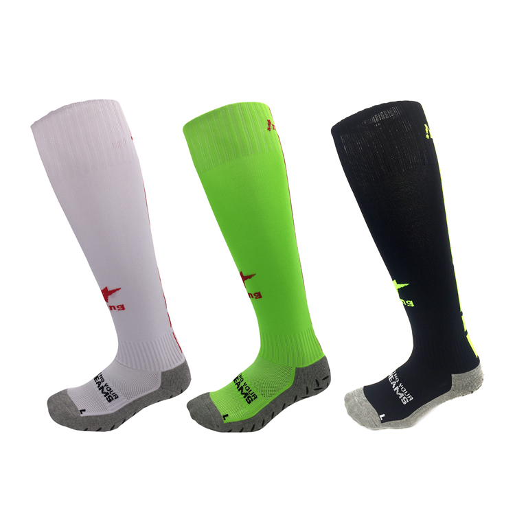 027shoes:Wholesale Knee High Compression Sports Men custom logo Soccer Socks 