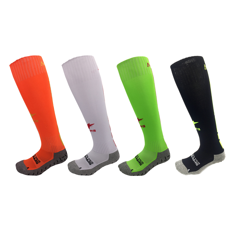 030shoes:Antislip grip long football socks knee high breathable soccer socks for men 