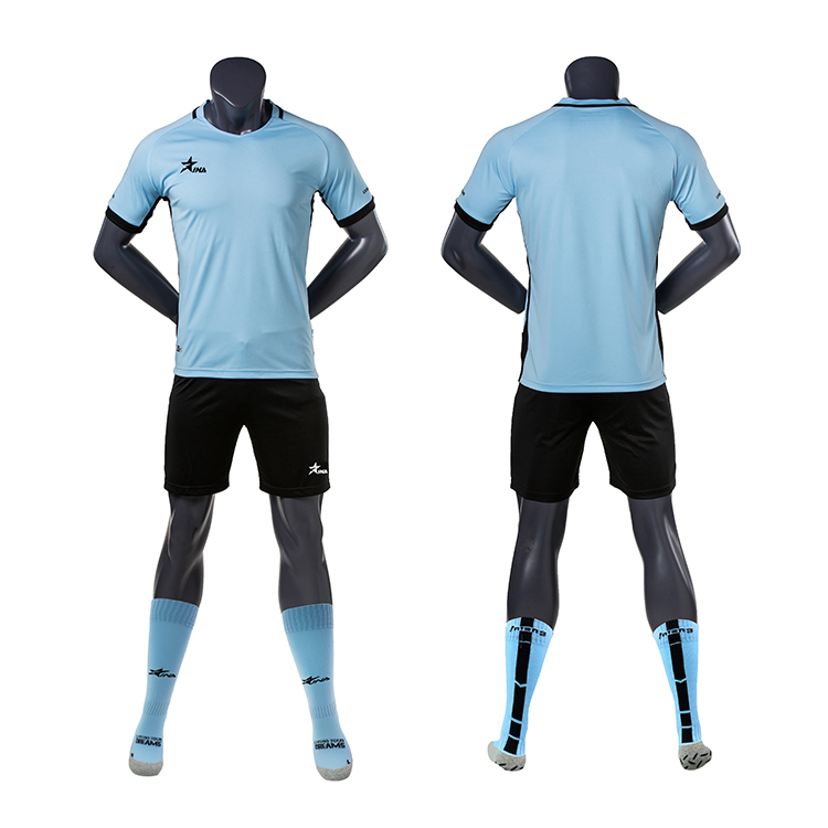 126clothes for men:Wholesale cheap breathable plain football soccer sport jersey men 