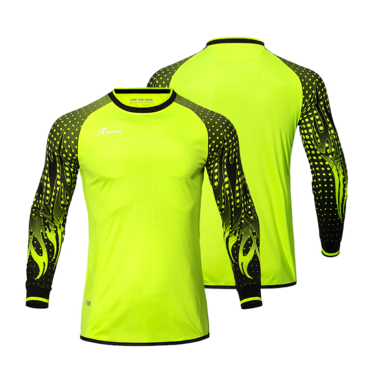 139clothes for men:Blank sublimation printing football team sport wear goalkeeper uniform