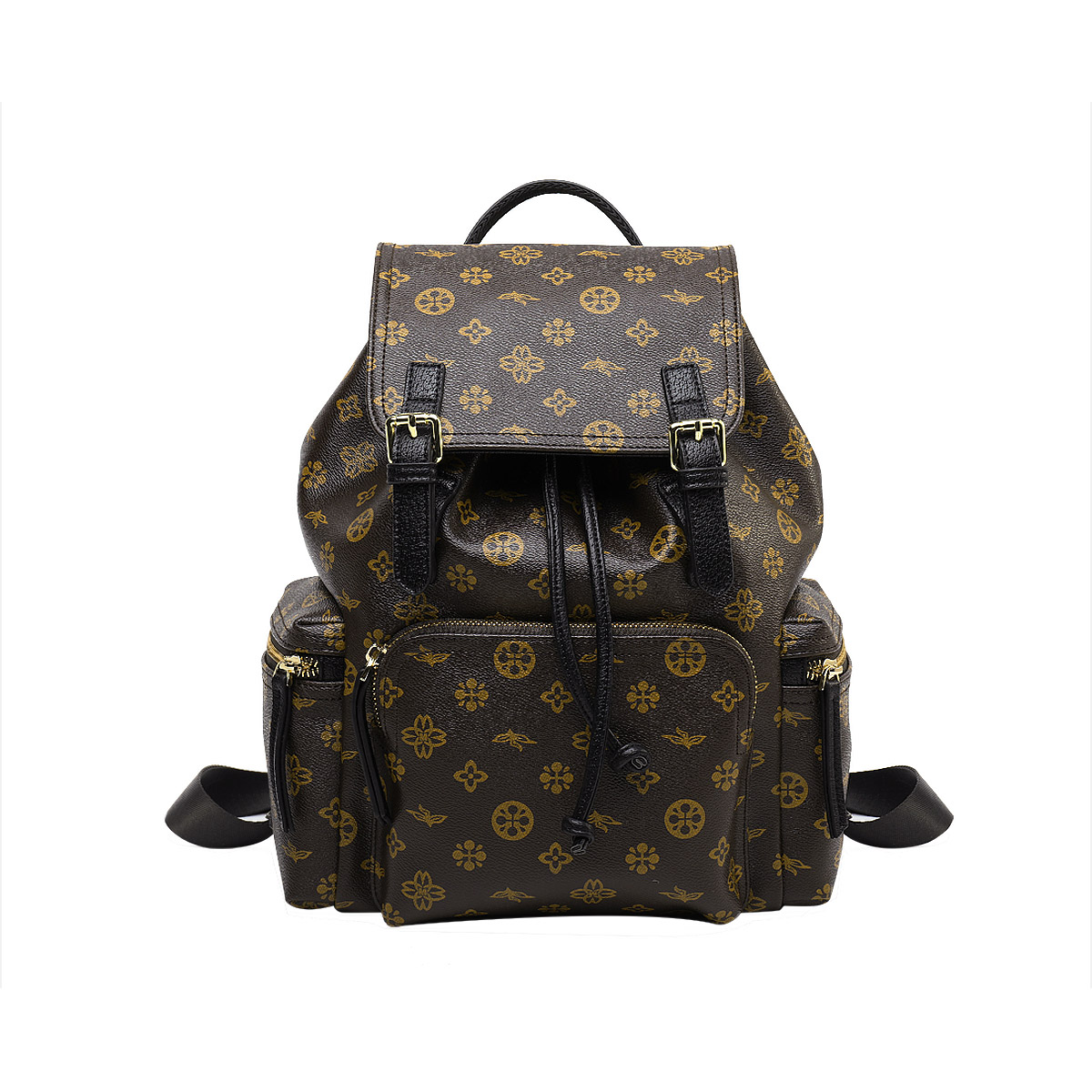 125bag:Traveling Female Backpacks Retro Fashion Handbags Large Capacity Anti-woman Bags