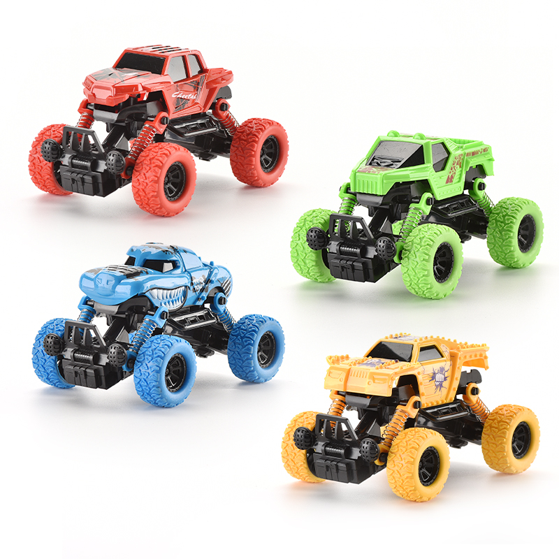 362toys Muti-style of four wheel powered sprint racing of vehicles cartoon pull-back climbing car