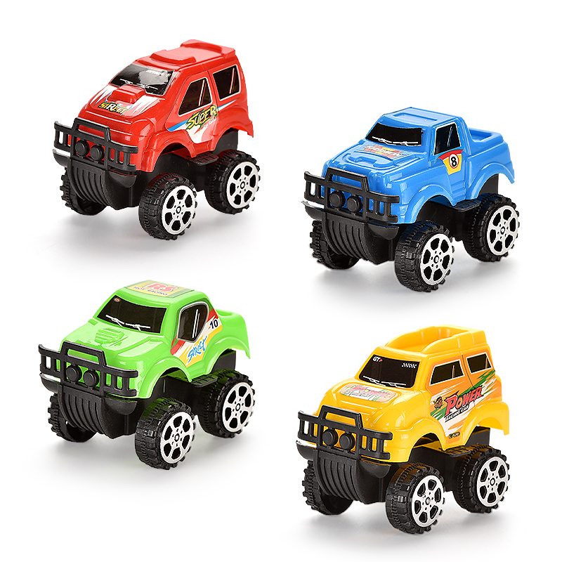366toys Promotion Plastic Friction Power Car Item With Suction Plates Packing For Off-Road Pull Back