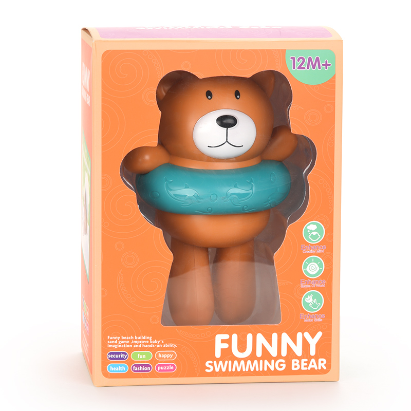 376toys Promotion Plastic Bath Bear Wholesale Factory Price Bathroom Baby Series Animal Water