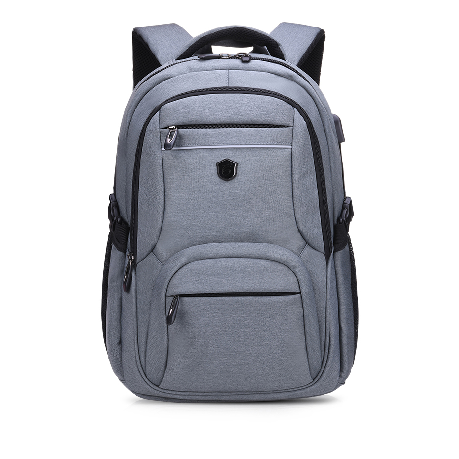 180bag:USB charging Men's Business Travel Laptop Backpack 