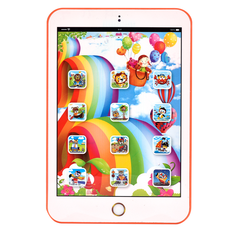 018electronics English learning machine toy tablet for kids with 12 key education toys for kids 