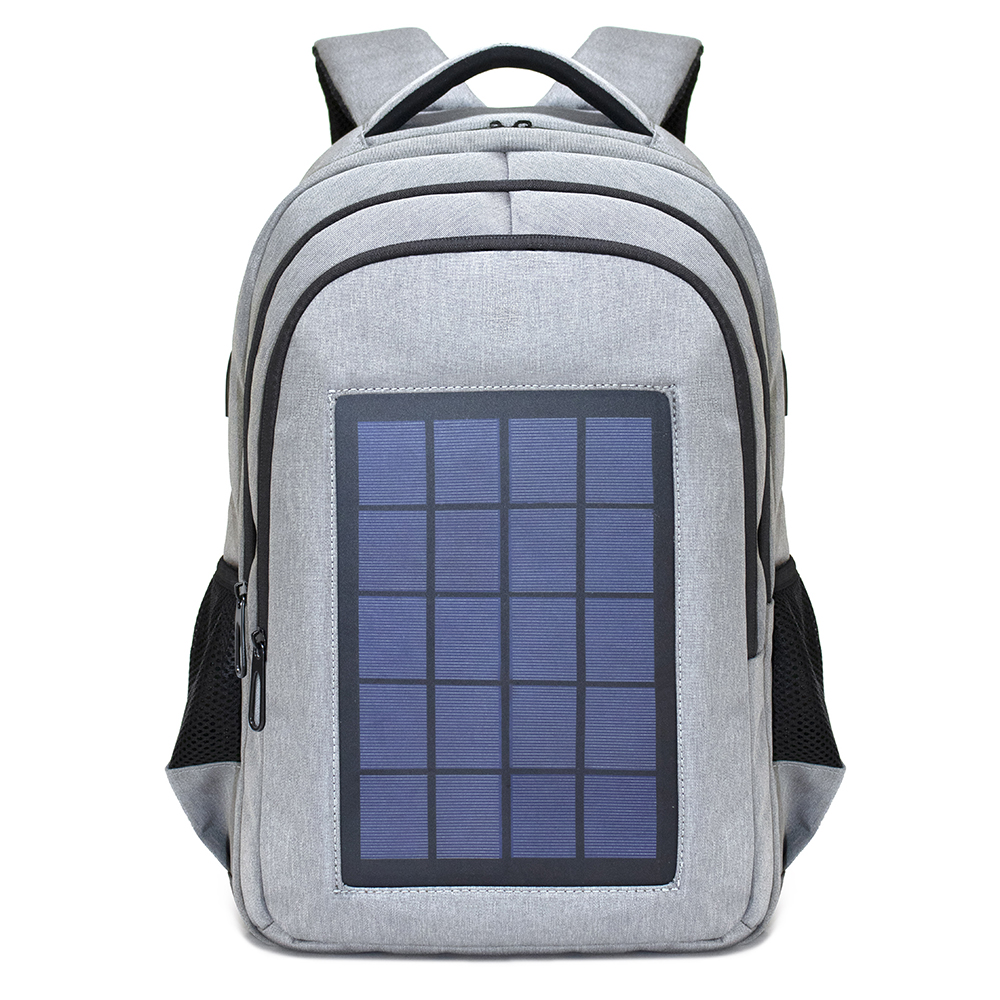 202bag:Economic polyester solar panel backpack 