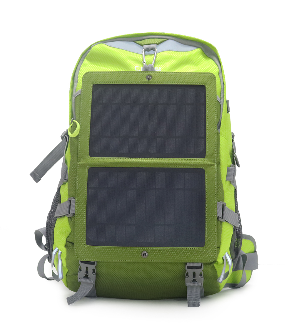 206bag:Detachable Solar Panel Outdoor Backpack 