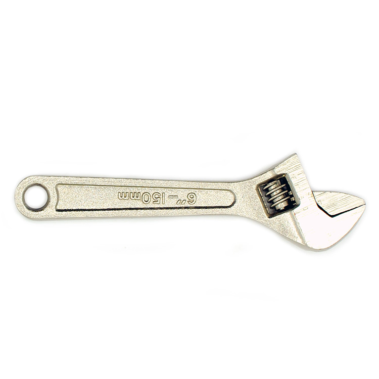 030hardware tools Factory wholesale nickel plated multifunctional adjustable wrench 