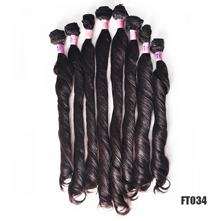 043wigs Brazilian Virgin loose Wave Hair 100% Human Hair Bundles Natural Color Hair Extension 