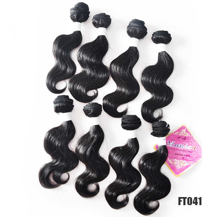 048wigs Fashion Body Wave Natural Hair Extension Blended Synthetic Hair Weaving Hair Bundles with Cl