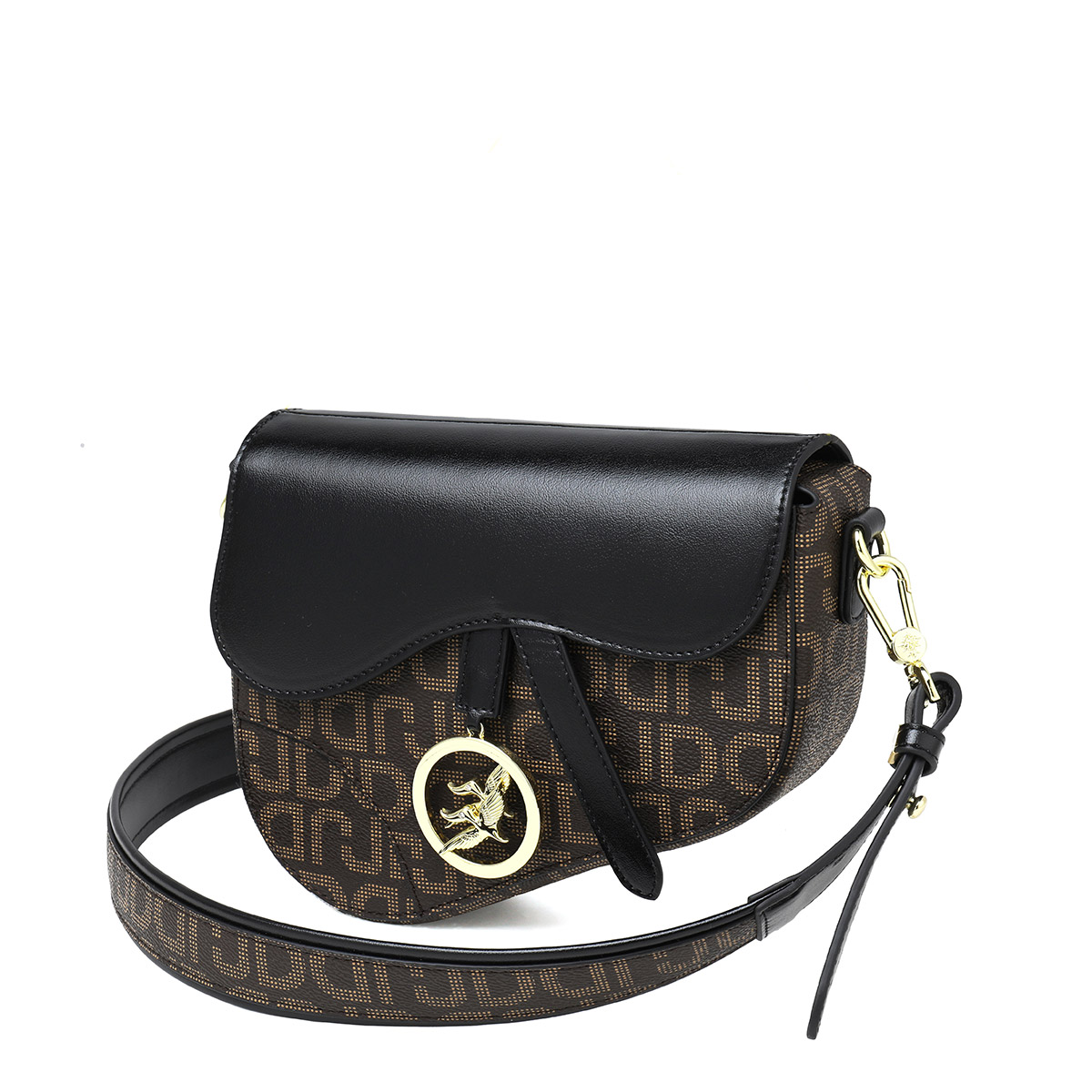 103bag:Fashion Simple Saddle Bag Casual Elegant Girl Crossbody Bag High Quality Girl Shoulder Bag